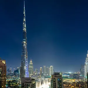  شقة Marco Polo - 2 Bedroom With Burj Khalifa View - 5 Min To Mall الإمارات العربية المتحدة
